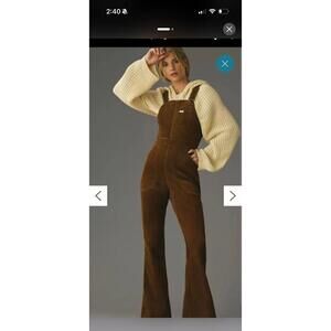 Lee Factory Flare Corduroy Overalls